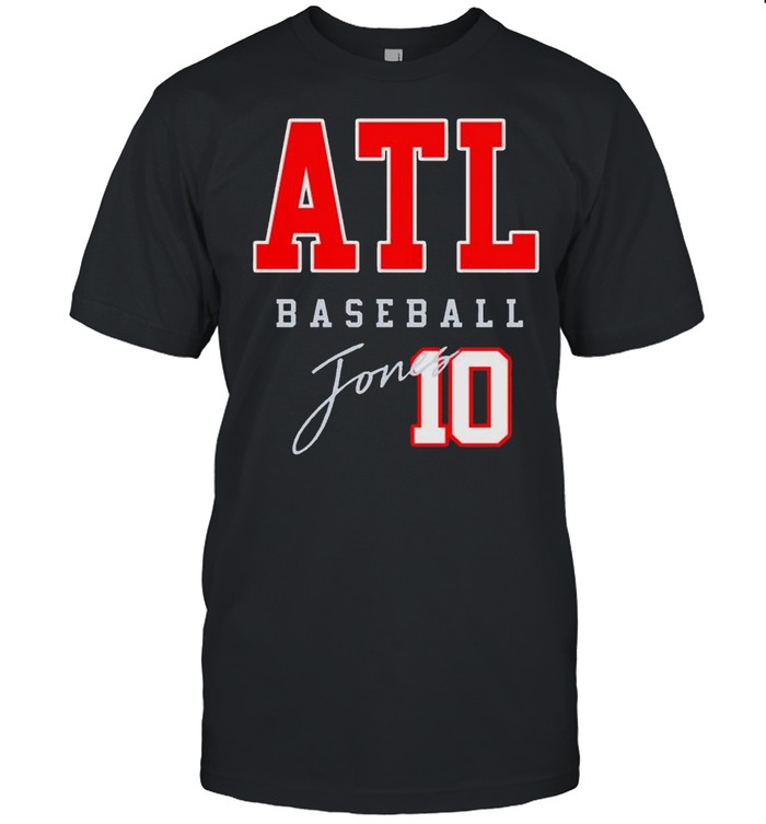 ATL baseball Chipper Jones shirt