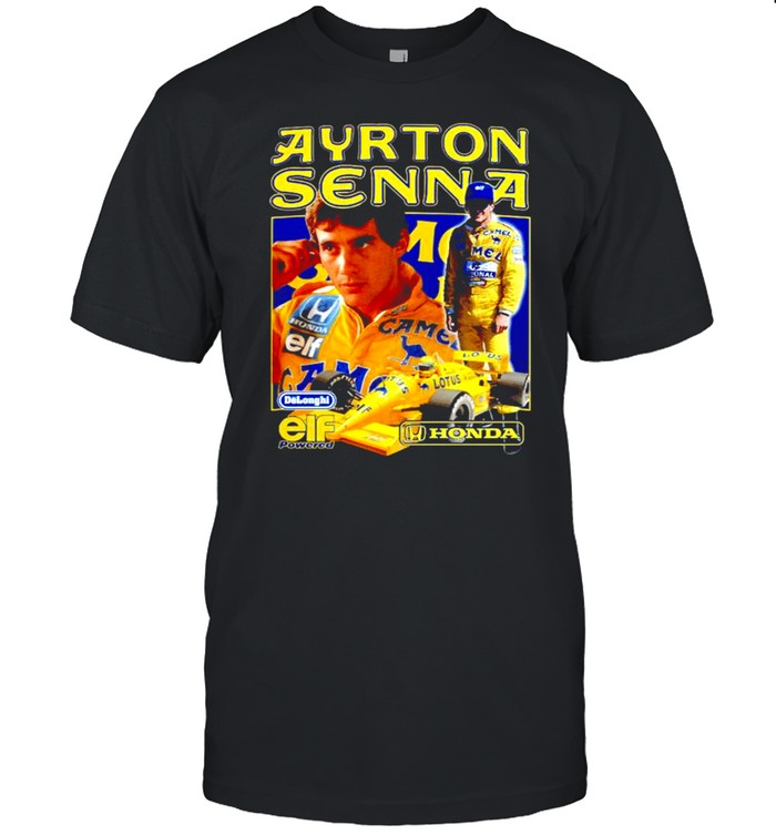 Ayrton Senna Camel Honda shirt