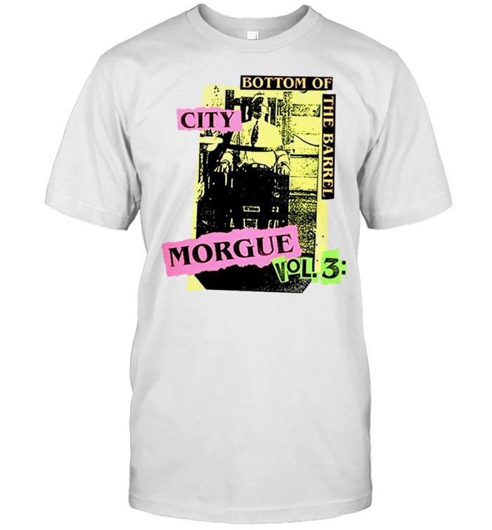 Bottom of City Morgue shirt