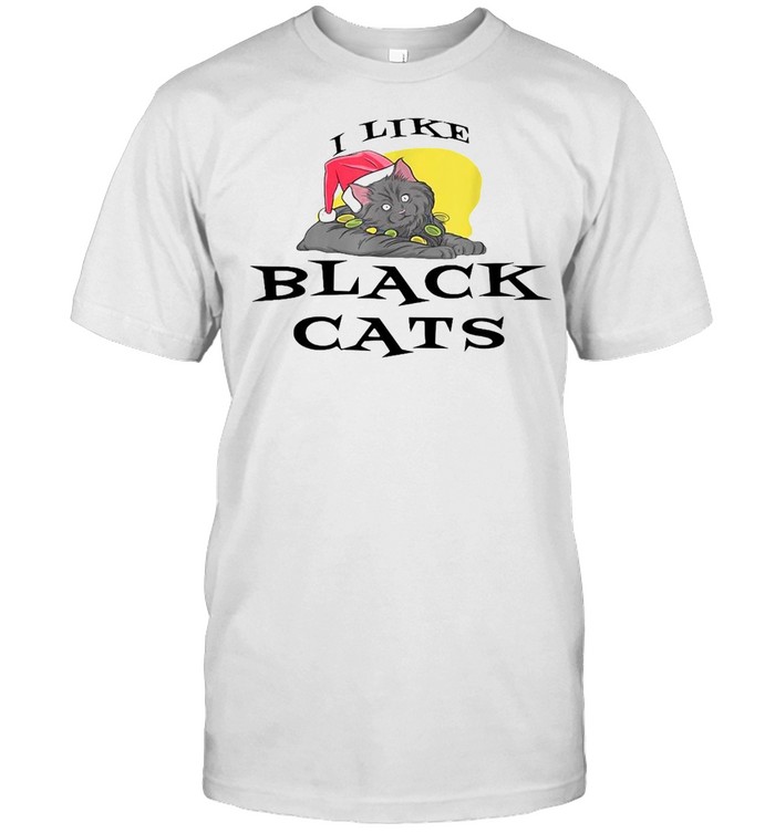 I Like Black Cats Animal Pet Cat T-shirt