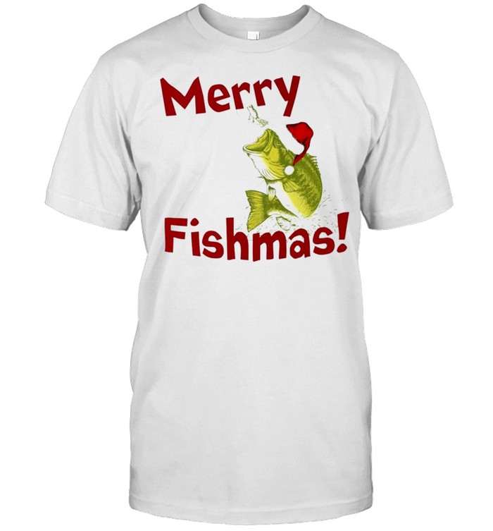 Merry Fishmas Bass Christmas shirt