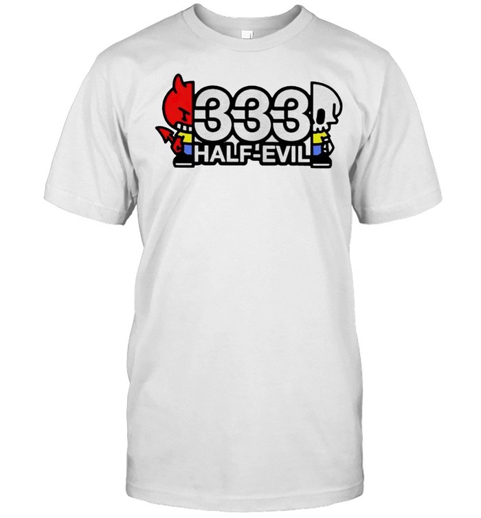 Official cat Demon Skeleton 333 half-evil shirt