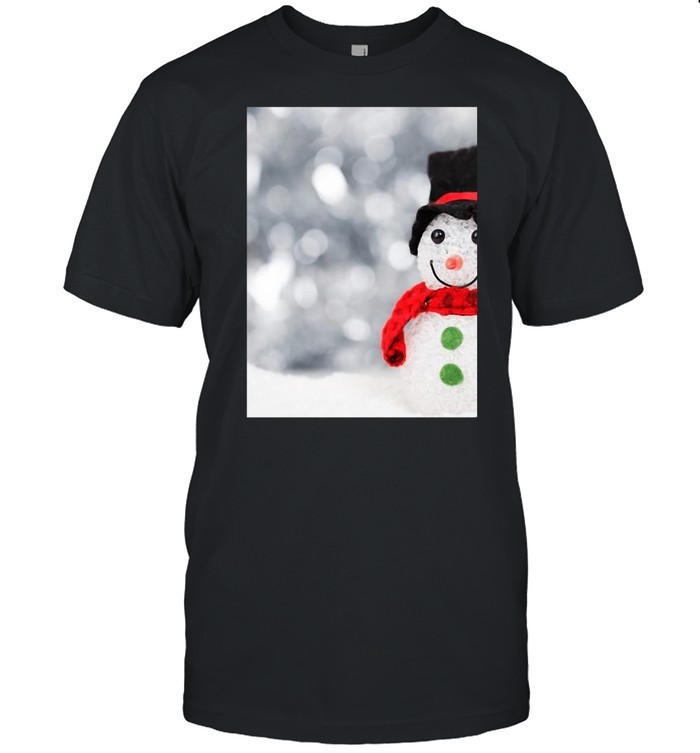Snowman With Santa Hat Chicago Christmas Sweater T-shirt