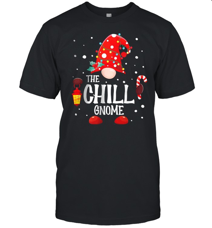 The Chill Gnome Matching Family Christmas Gnome Pajama Premium T-Shirt