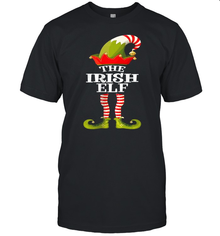 The Irish Elf Shirt Funny Christmas Group Matching Family Premium T-Shirt