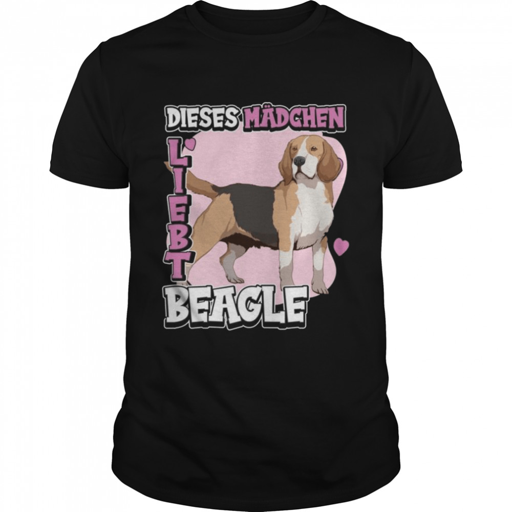 Kinder Beagle Sachen Hundehalter Dieses Mädchen liebt Beagle Shirt