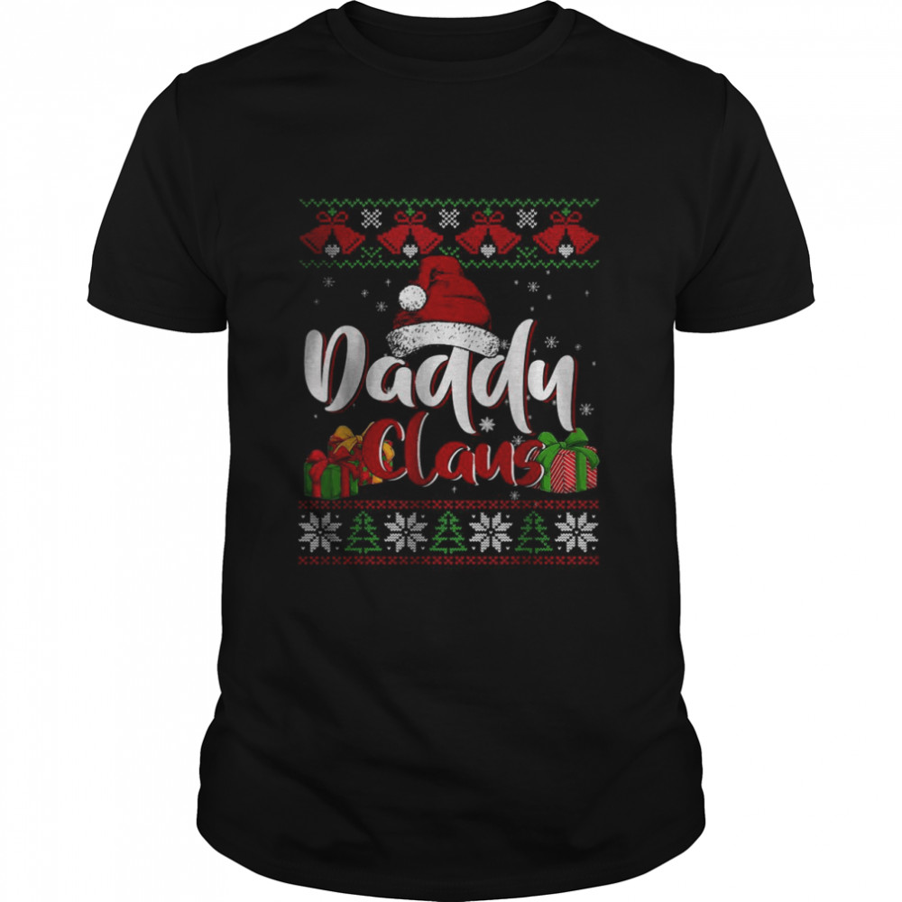 Santa Daddy Claus Ugly Christmas Matching Family Group T-Shirt