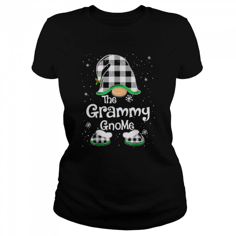 The Grammy Gnome Buffalo Christmas Pajama  Classic Women's T-shirt