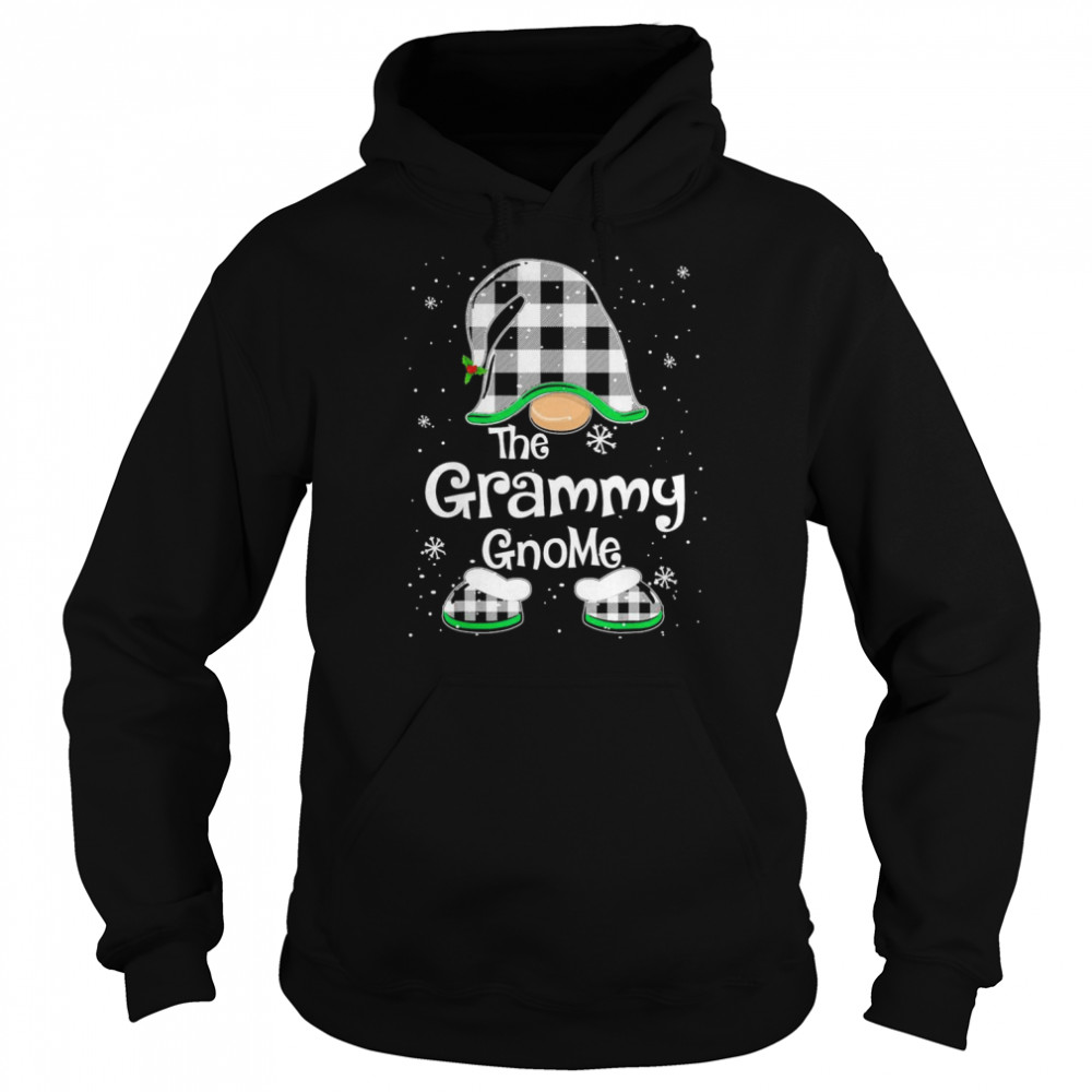 The Grammy Gnome Buffalo Christmas Pajama  Unisex Hoodie