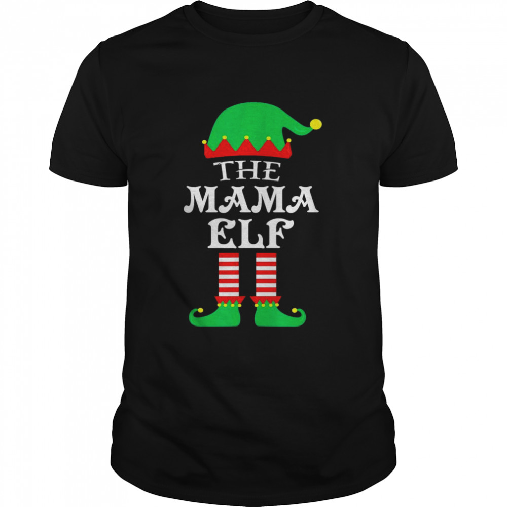 The Mama Elf Christmas Pajama Shirt