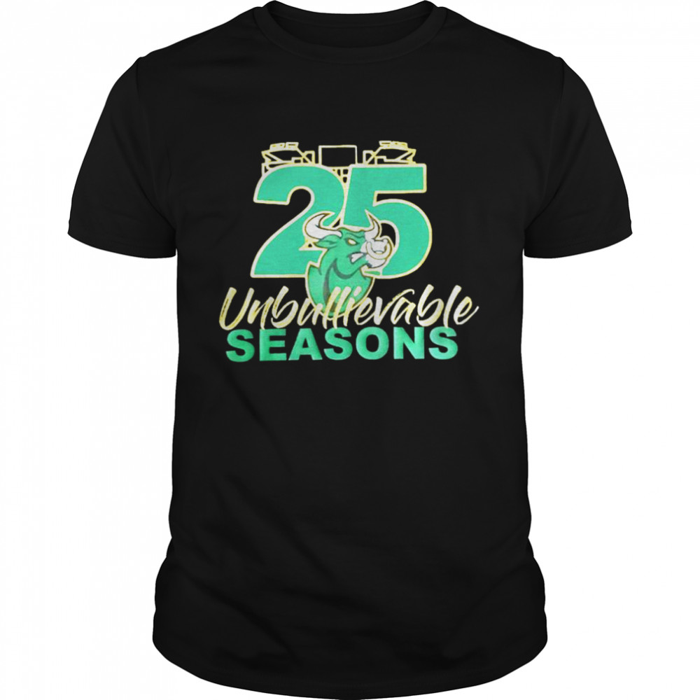 Bulls football 25 unBullievable season shirt