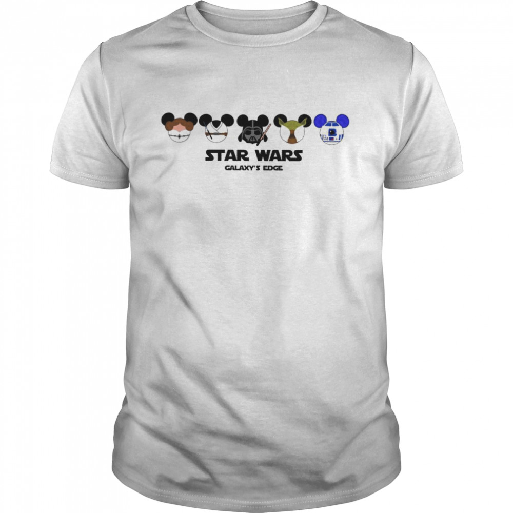 Mickey Mouse Heads Star Wars Galaxy’s Edge Shirt