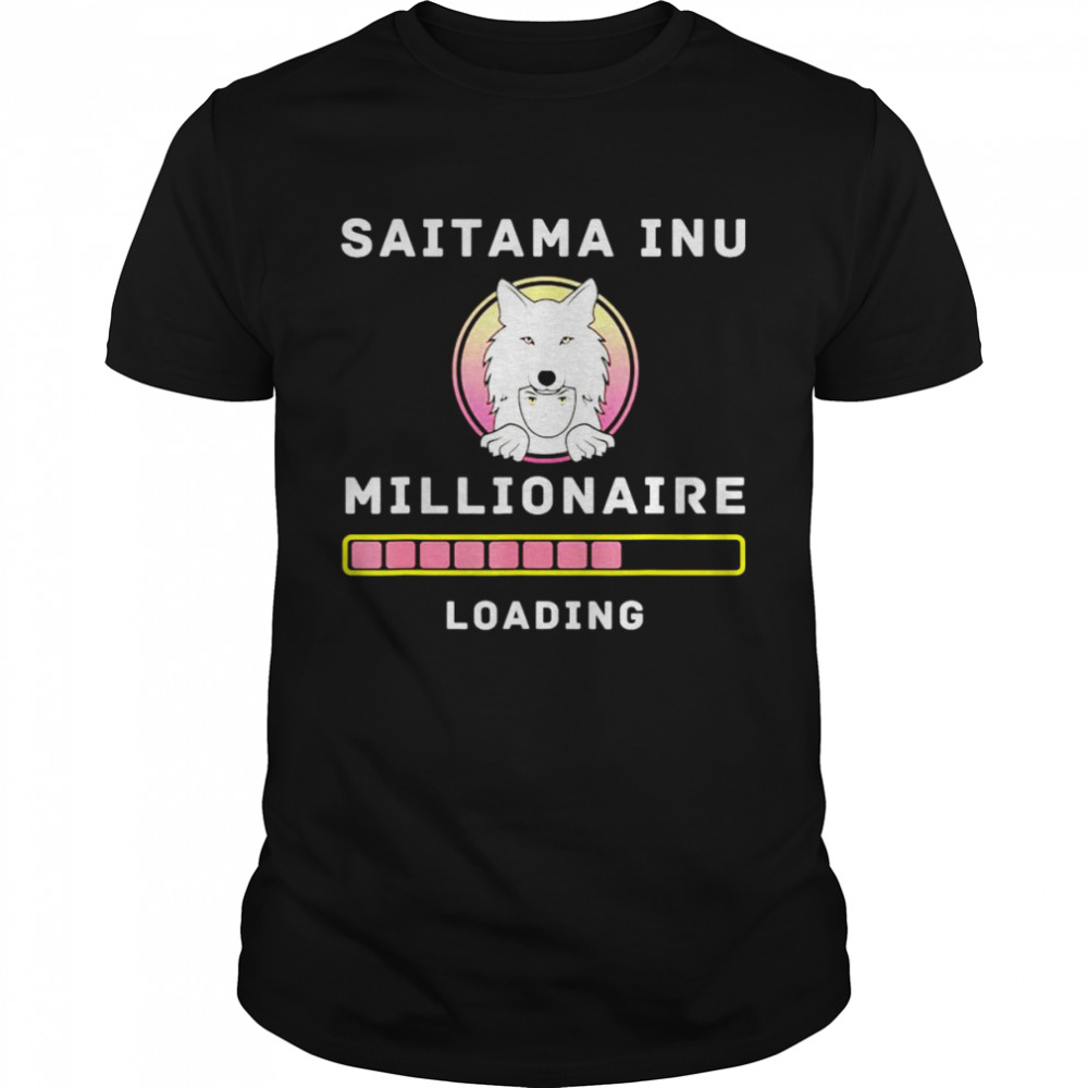 Saitama Inu Millionaire Loading Crypto Blockchain Shirt