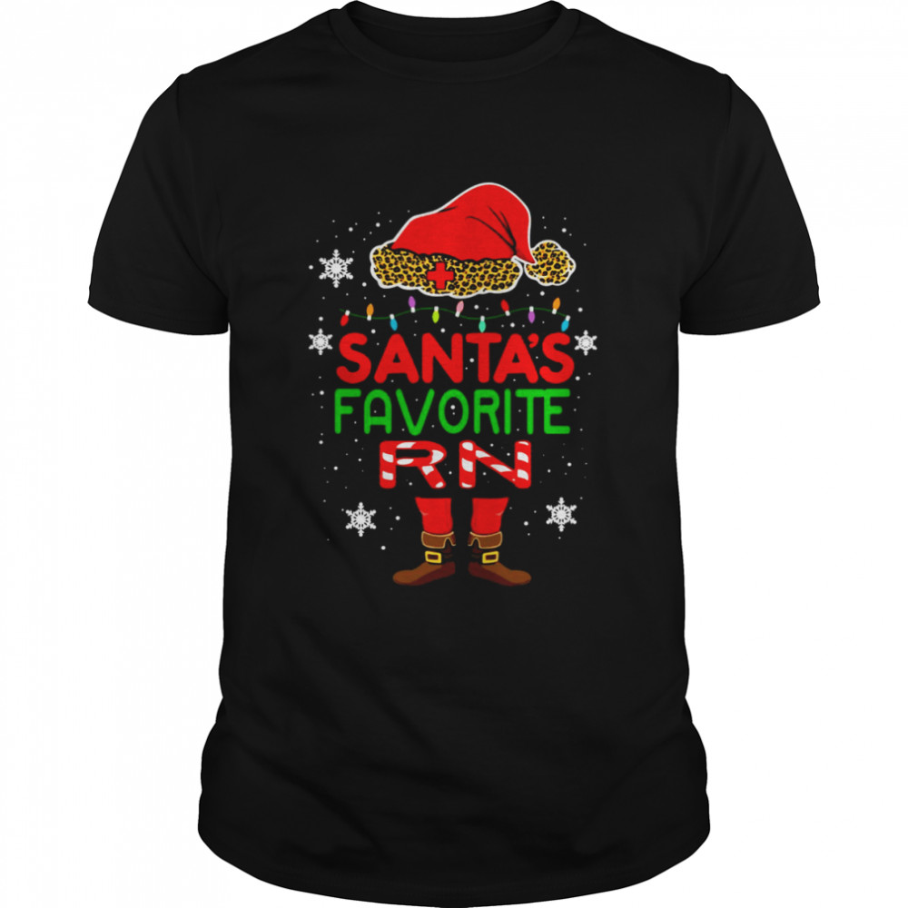 Santa’s Favorite RN Christmas Sweater T-shirt