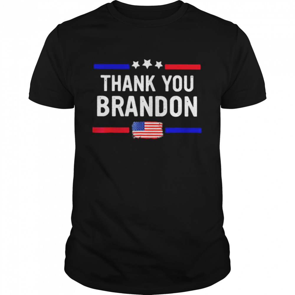 Thank you Brandon American flag shirt