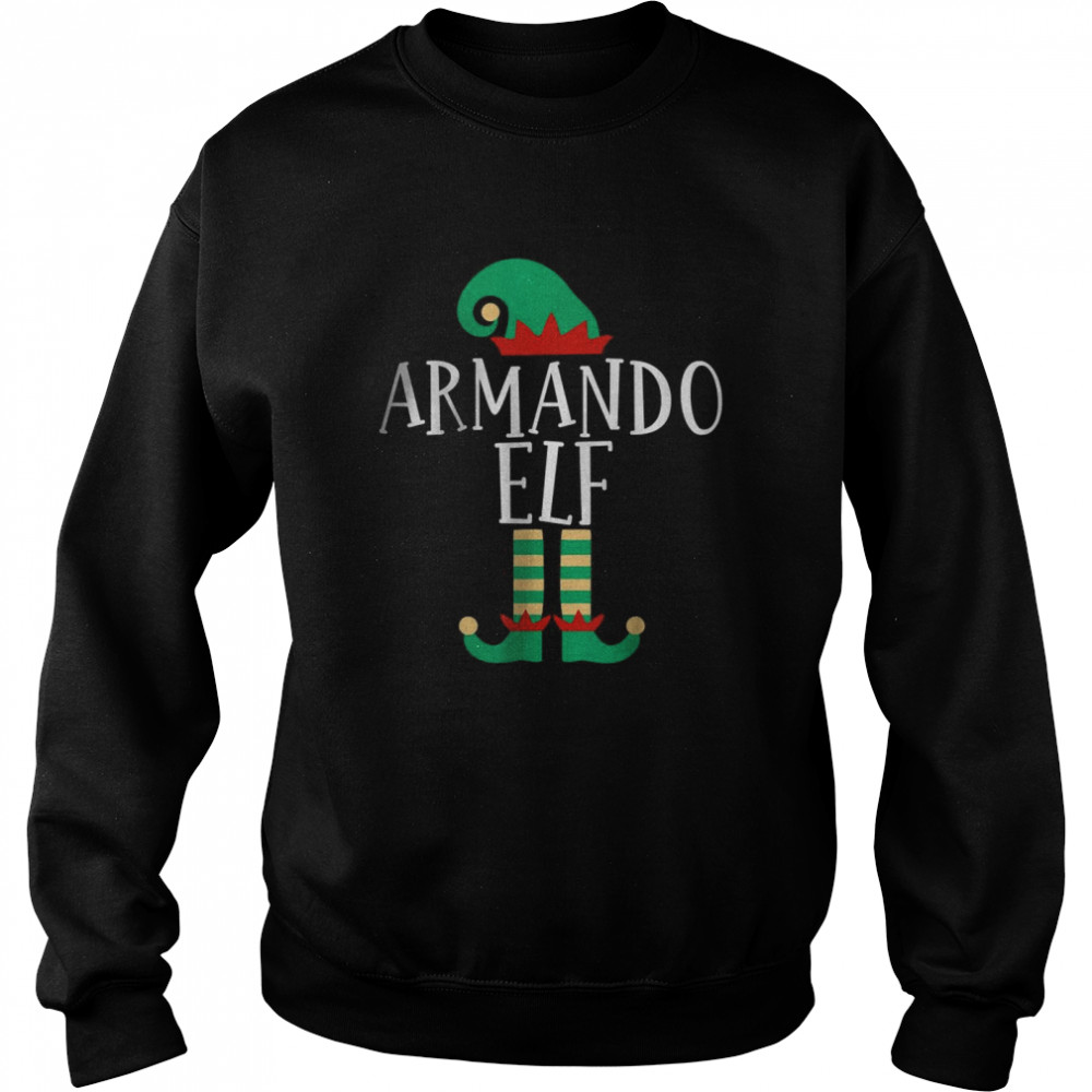 The Armando Elf Funny Family Matching Christmas Pajamas T- Unisex Sweatshirt