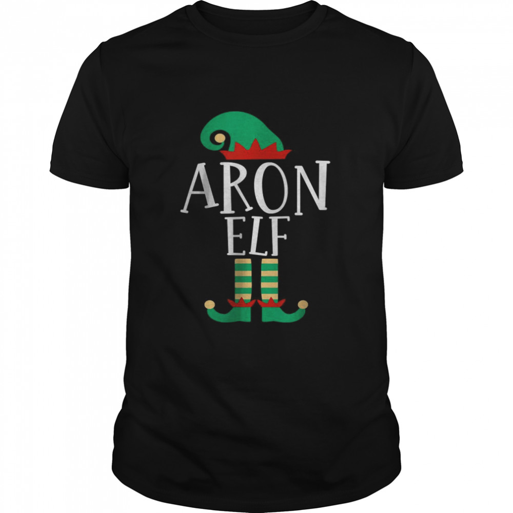 The Aron Elf Funny Family Matching Christmas Pajamas T-Shirt