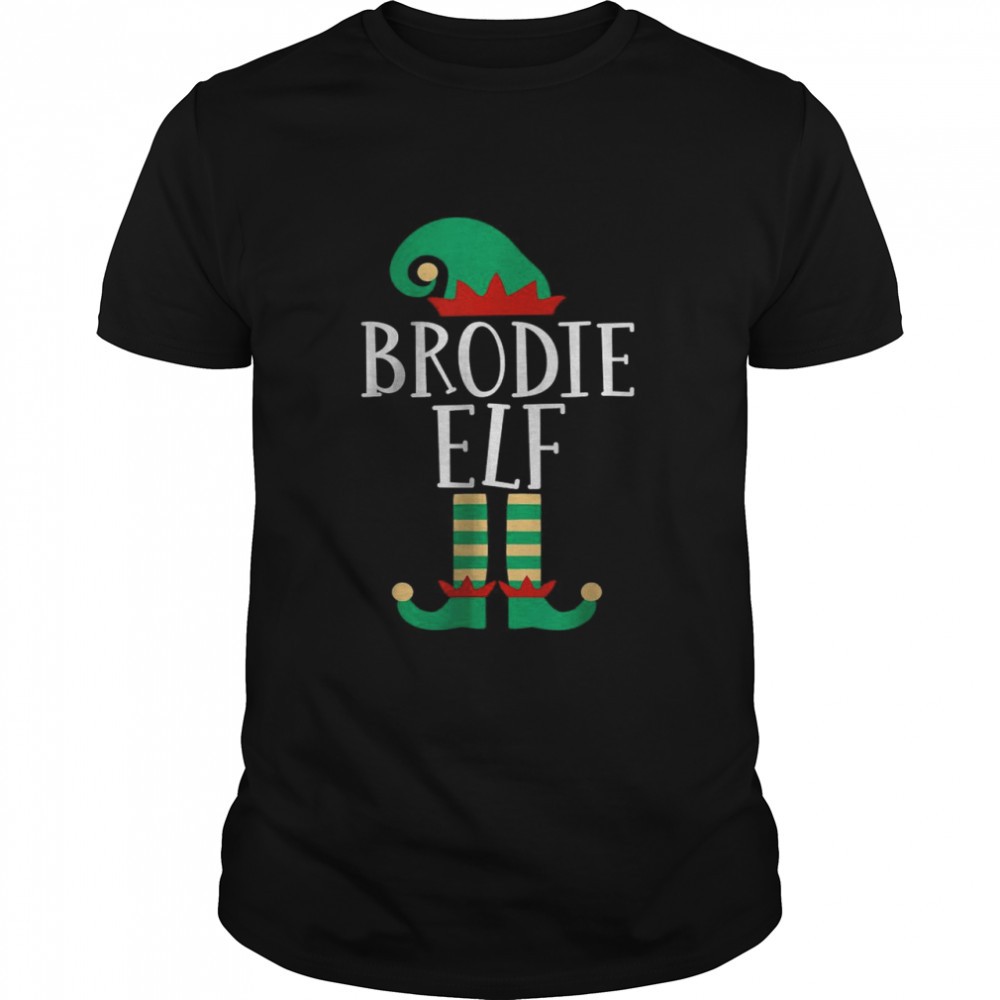 The Brodie Elf Family Matching Christmas Pajamas T-Shirt