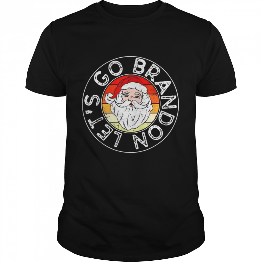 Vintage Santa Let’s Go Brandon Christmas shirt