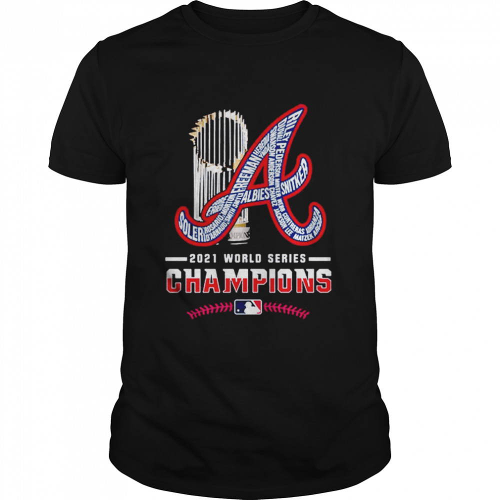 Atlanta Braves team Sport 2021 World Series Champions Cup shirt Navy