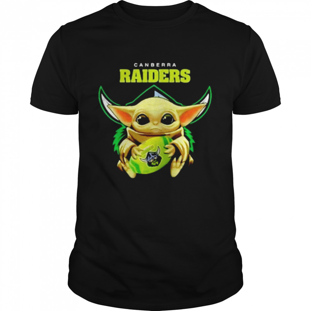 Baby Yoda Canberra Raiders shirt