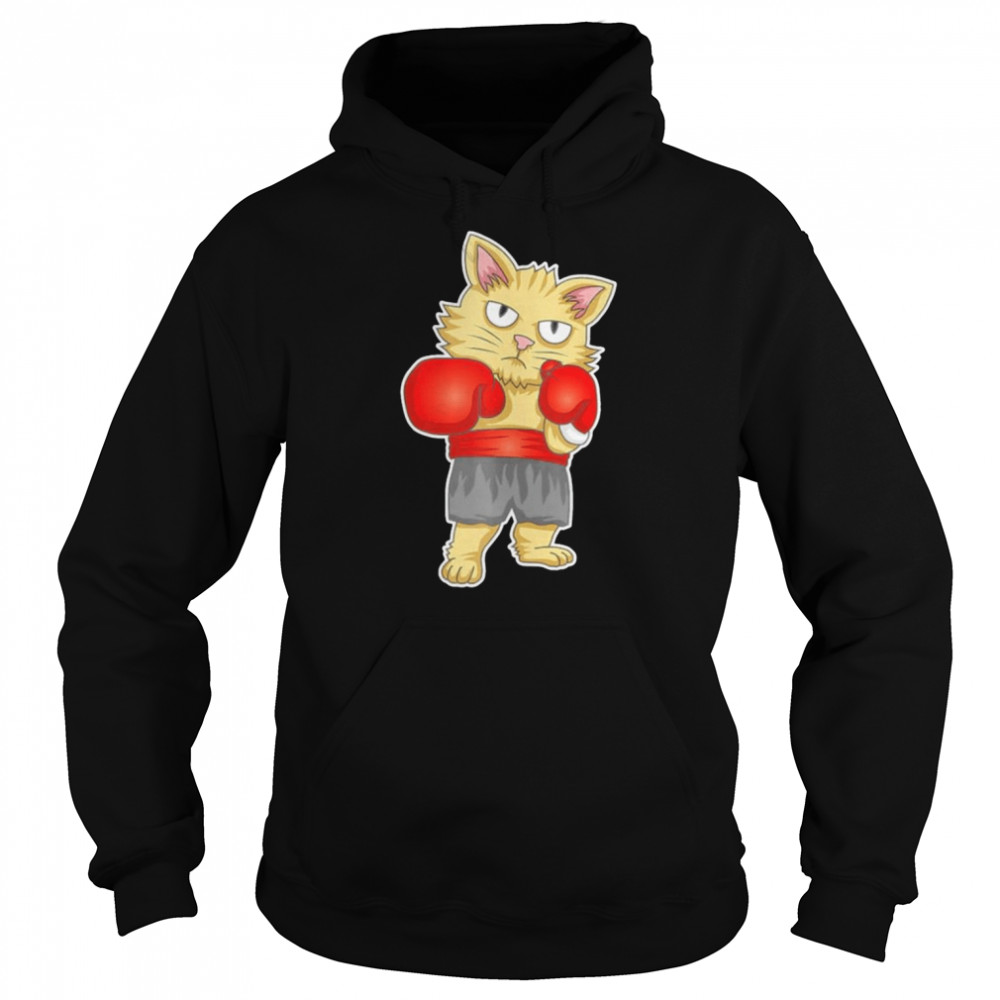 Boxing Cat shirt Unisex Hoodie