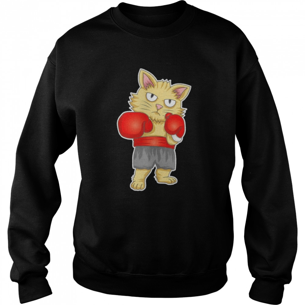 Boxing Cat shirt Unisex Sweatshirt