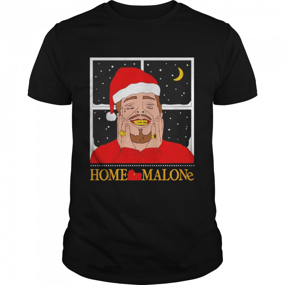 Home Malone Santa Hat Christmas shirt