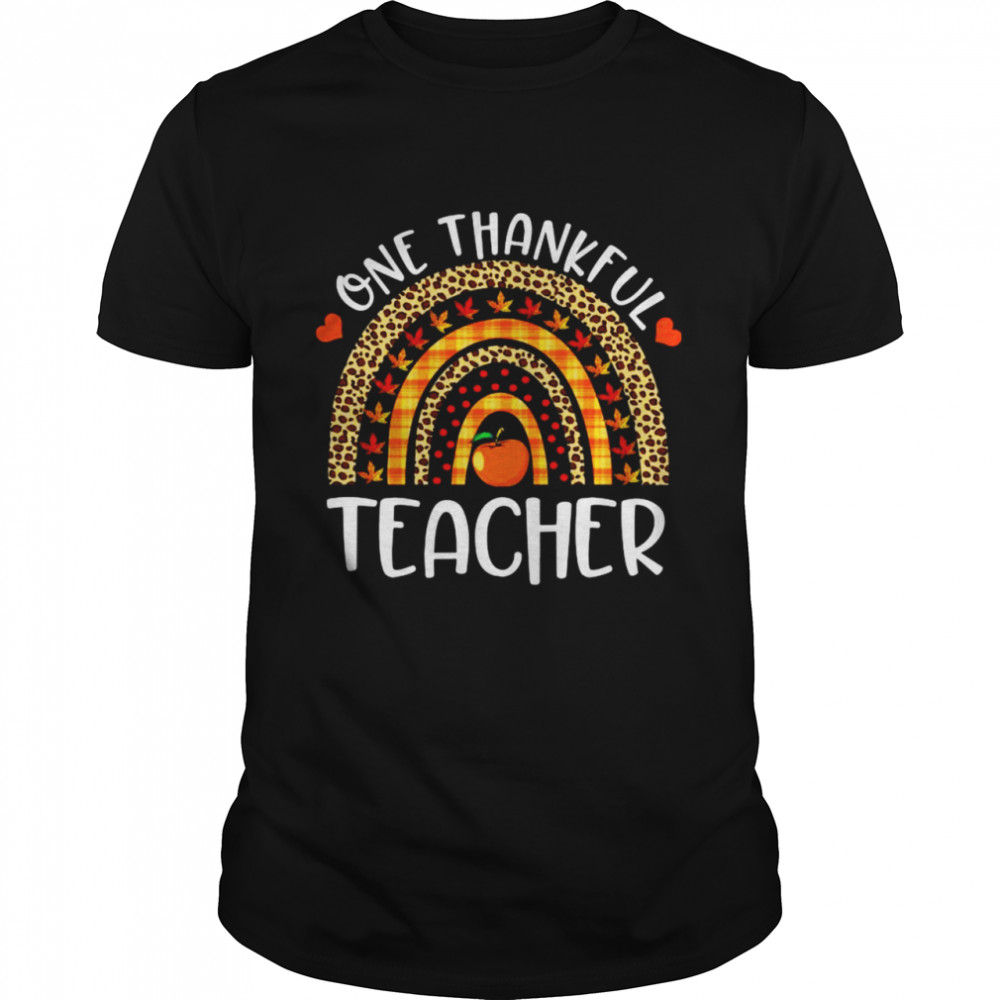 One Thankful Teacher Shirt