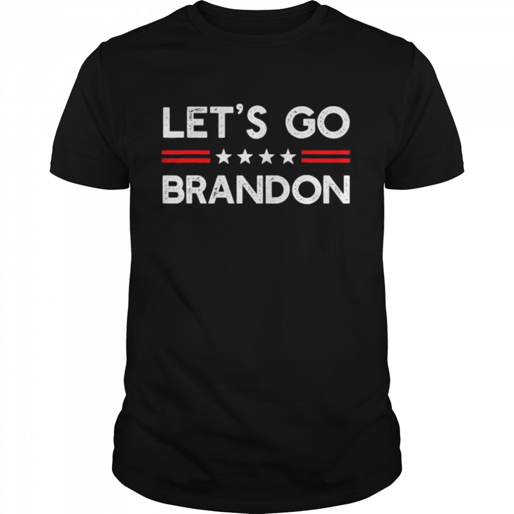 Premium let’s Go Brandon Conservative US Flag Gift T-Shirt