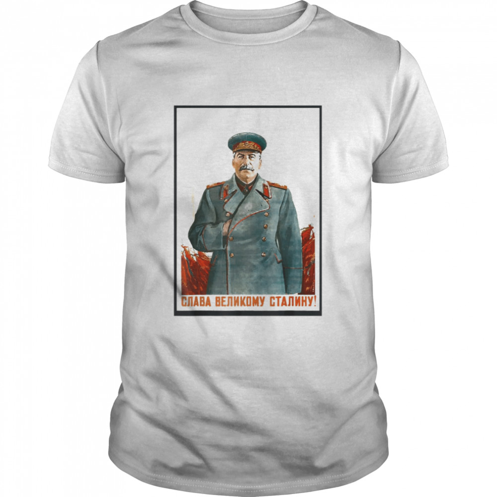 Russian Joseph Stalin Soviet Union USSR Communist T-shirt