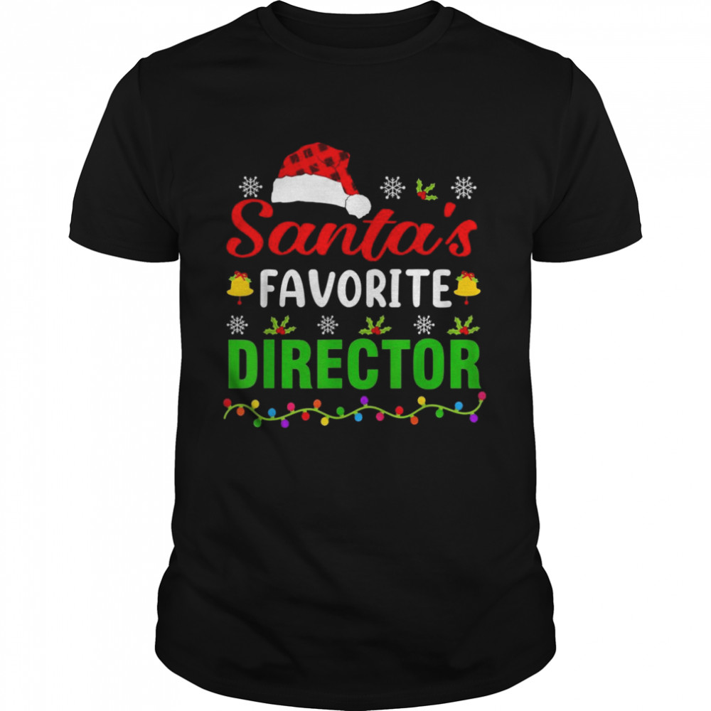 Santa’s Favorite Director Christmas Director Xmas Shirt