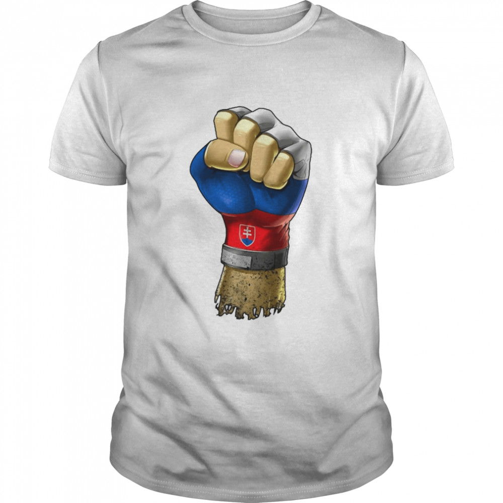 Slovakia Flag Slovakian Gloves T-shirt