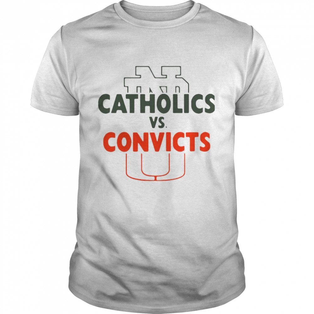 Wonderful Catholics Vs Convicts Espn Films T-shirt