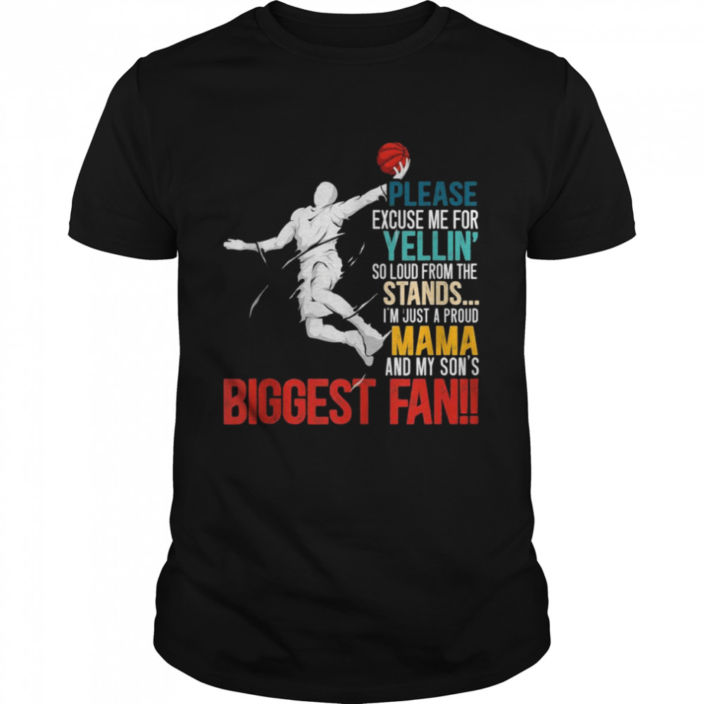 Basketball Mama Player Hoop Junkie Mothers Day Mom Shirt