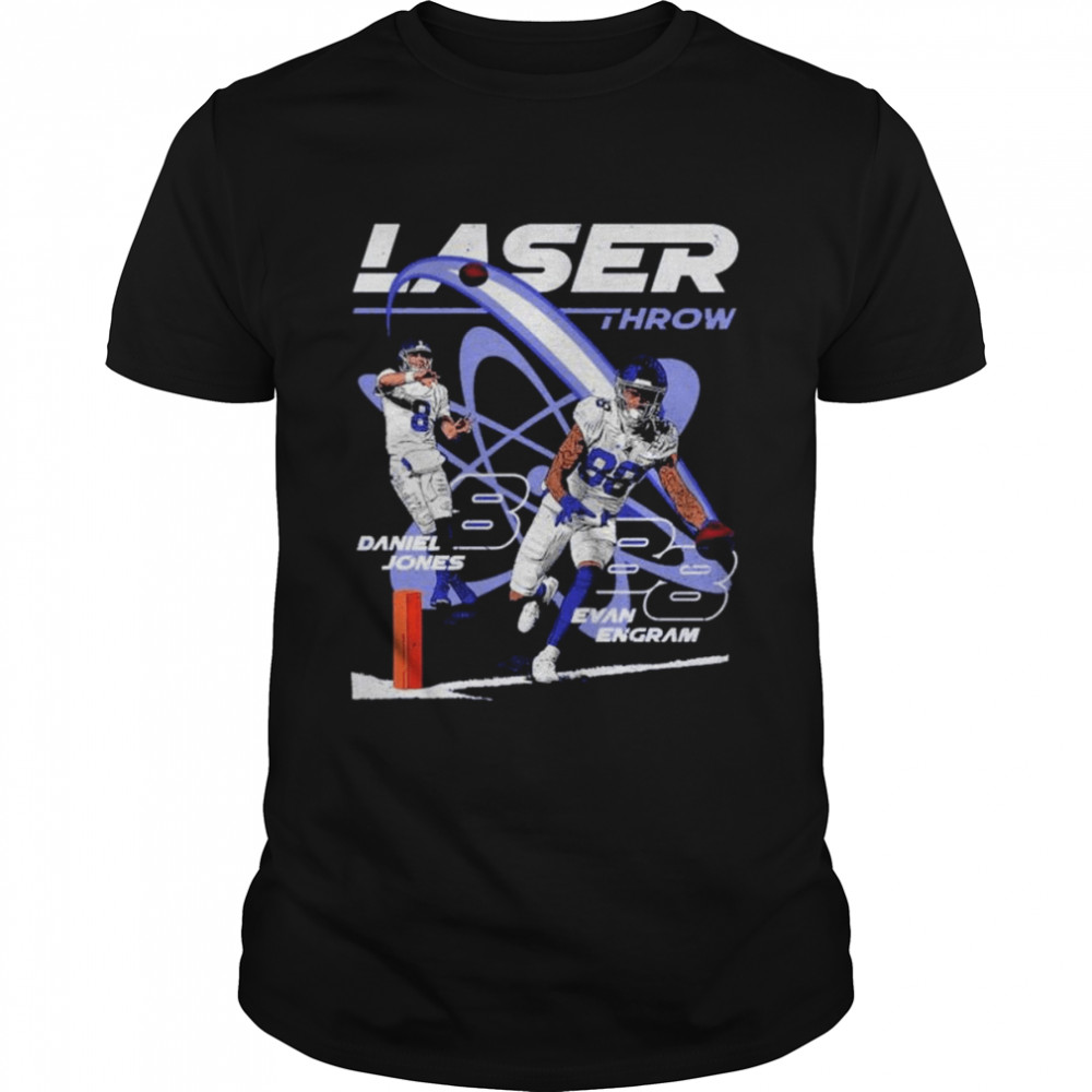 Daniel Jones and Evan Engram Laser Throw shirt