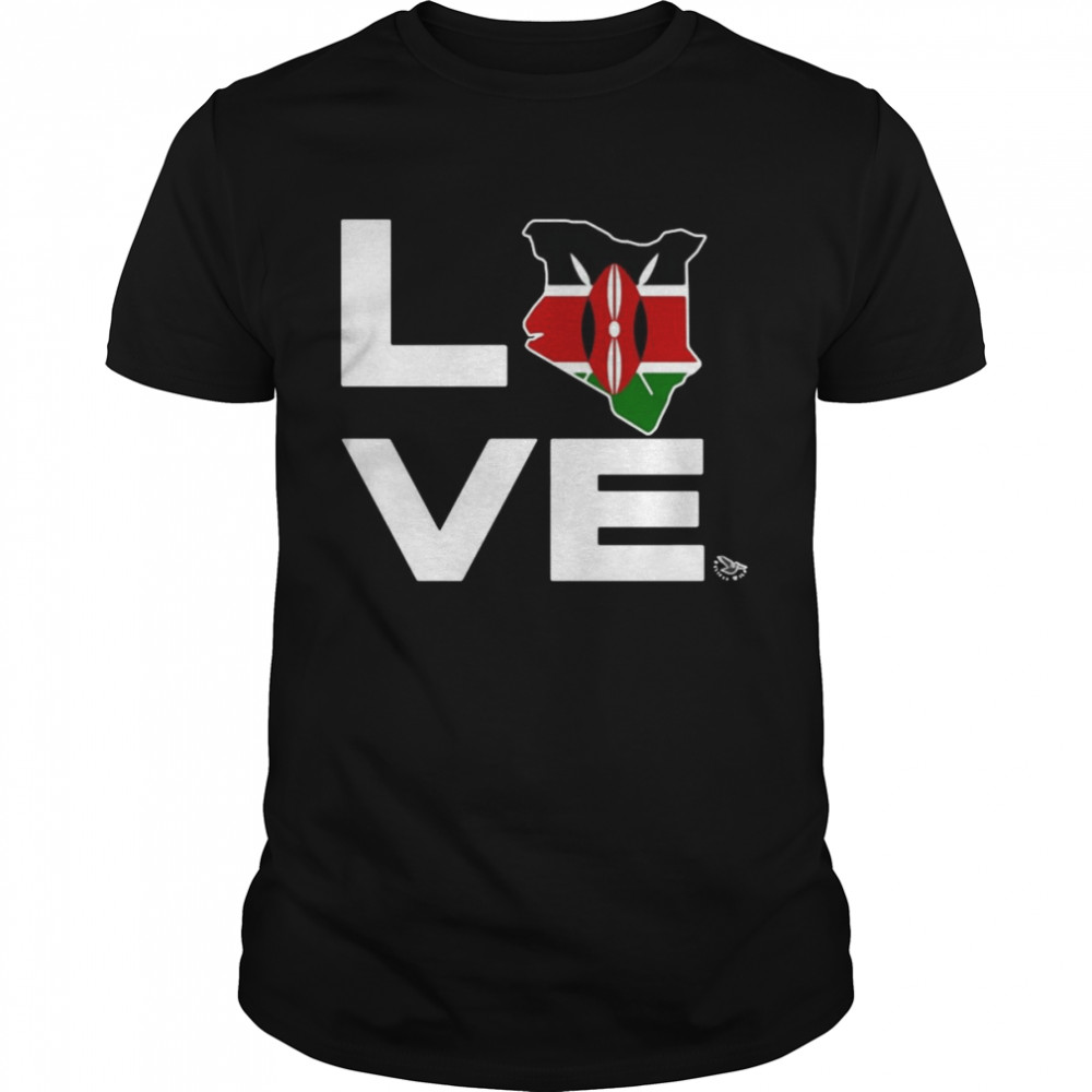 I Love Kenya Kenyan Flag African T-shirt