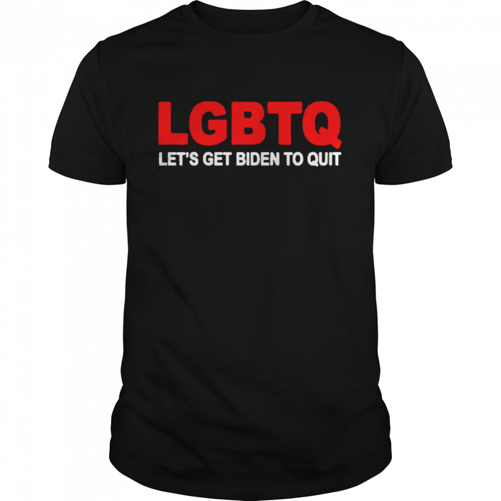 lgbtq let’s get Biden to quit Donald trummp jr shirt