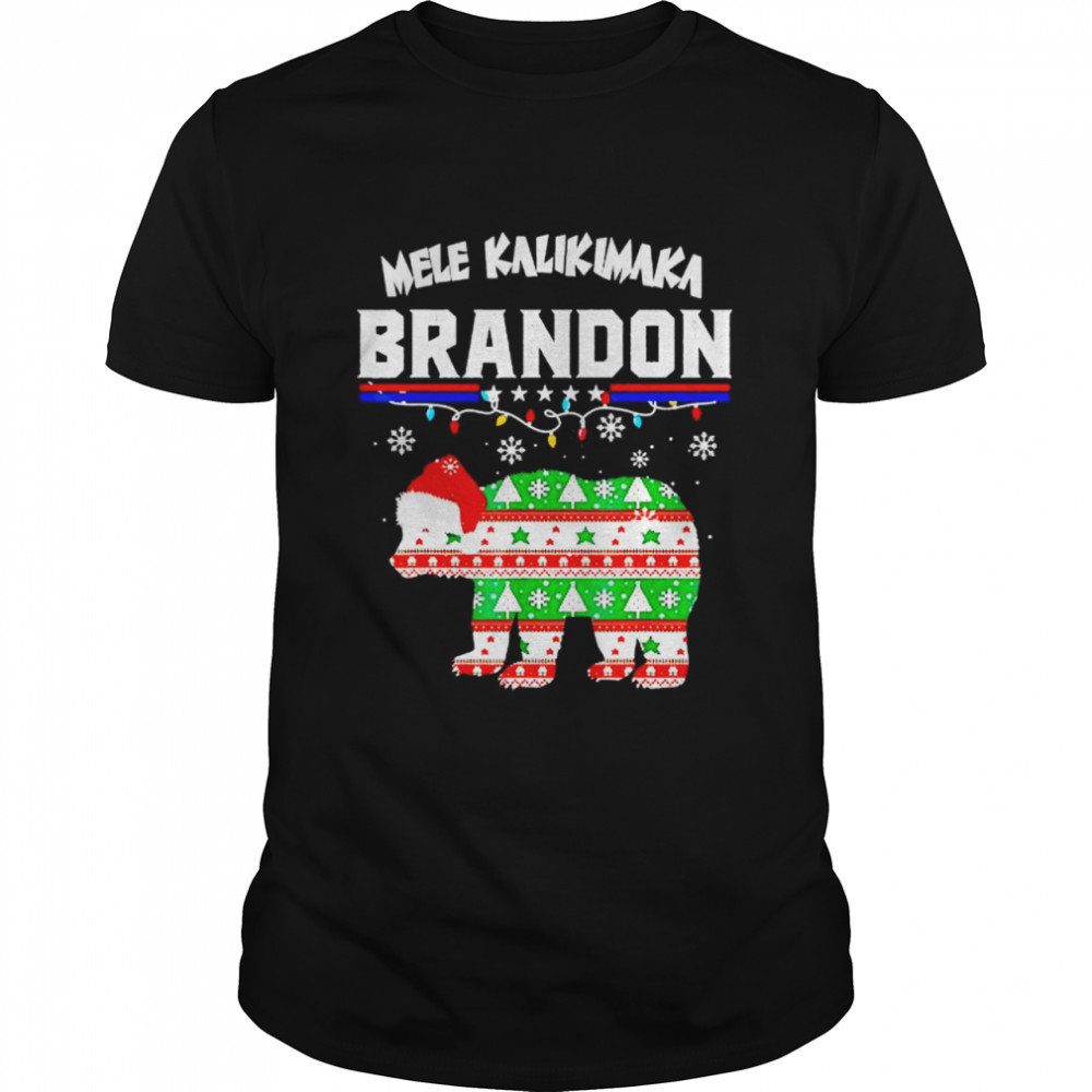 Premium bear mele kalikimaka Brandon Christmas sweater