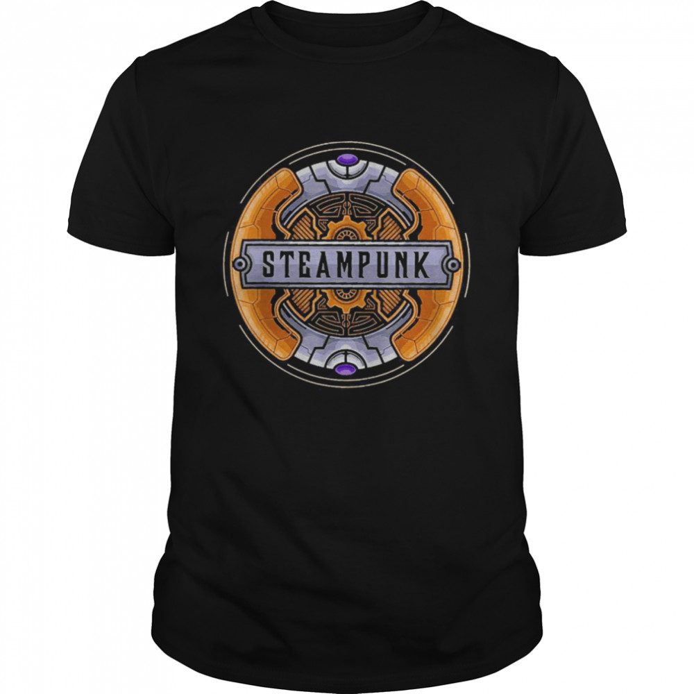 Retro Vintage Steampunk Logo T-shirt