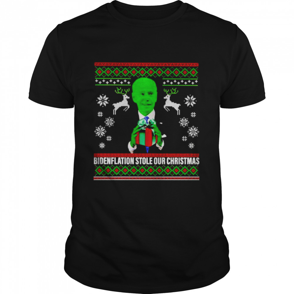 bidenflation stole our Christmas shirt