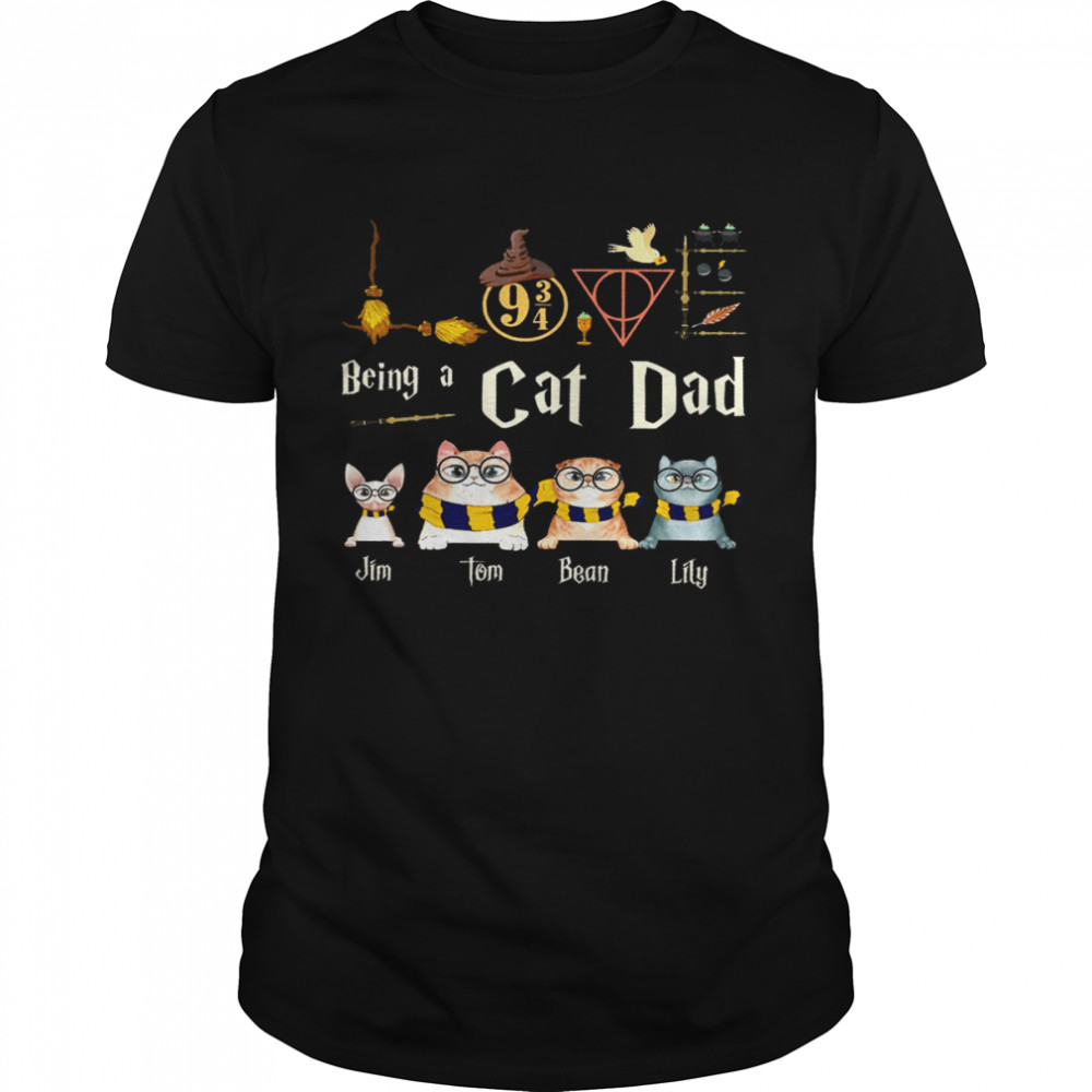 Love Being a cat dad harry poter shirt