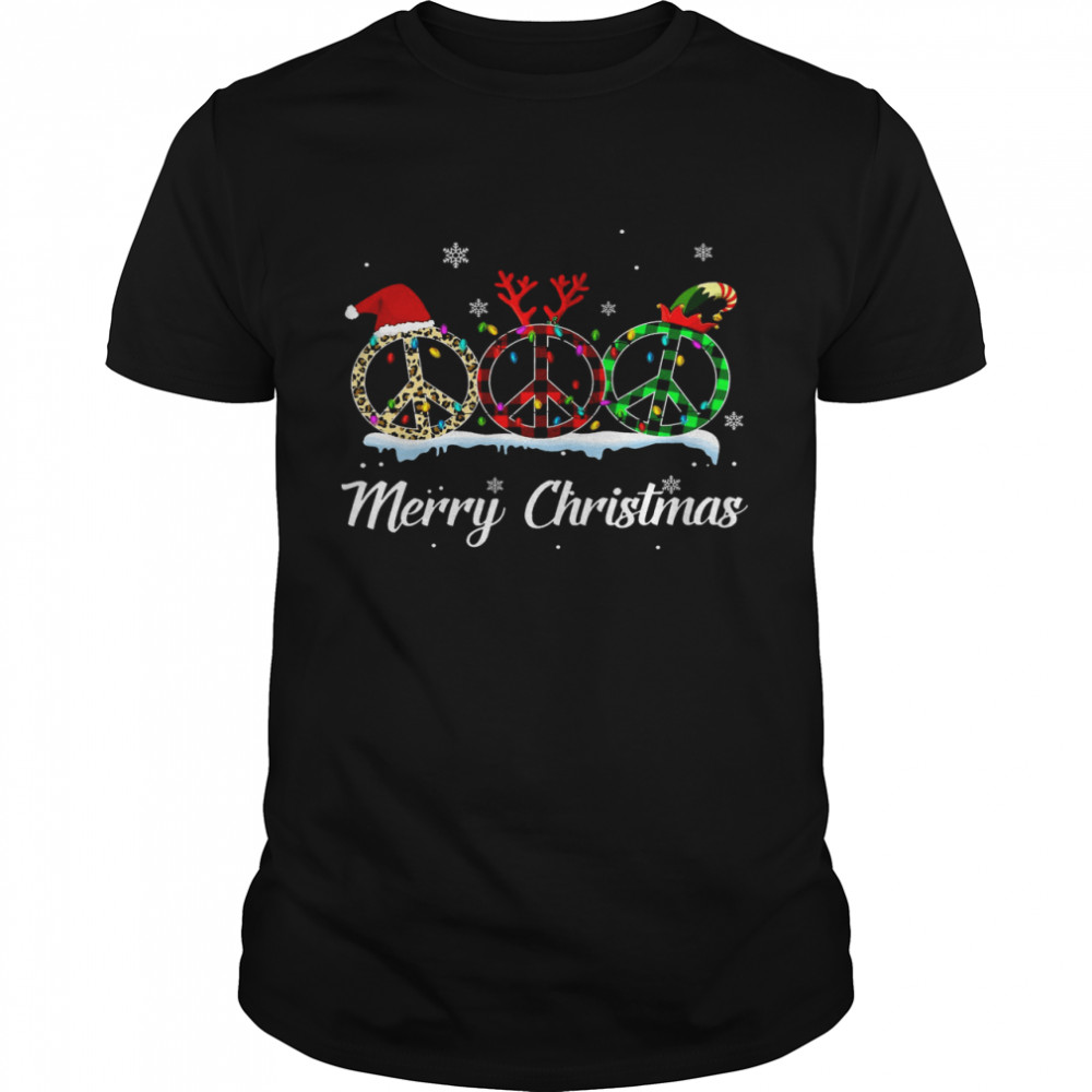 Peace Merry Christmas Shirt