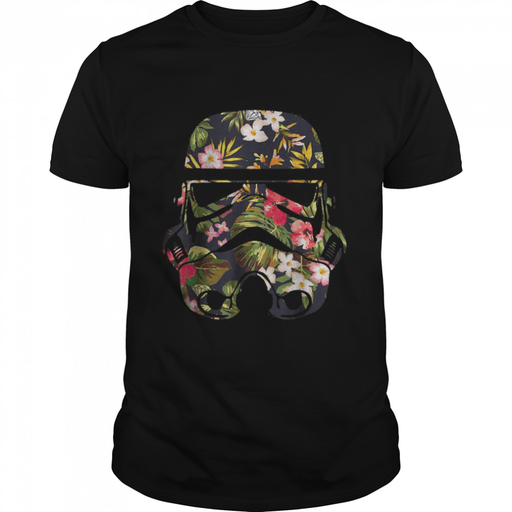 Star Wars Tropical Stormtrooper Floral Print Graphic T-Shirt