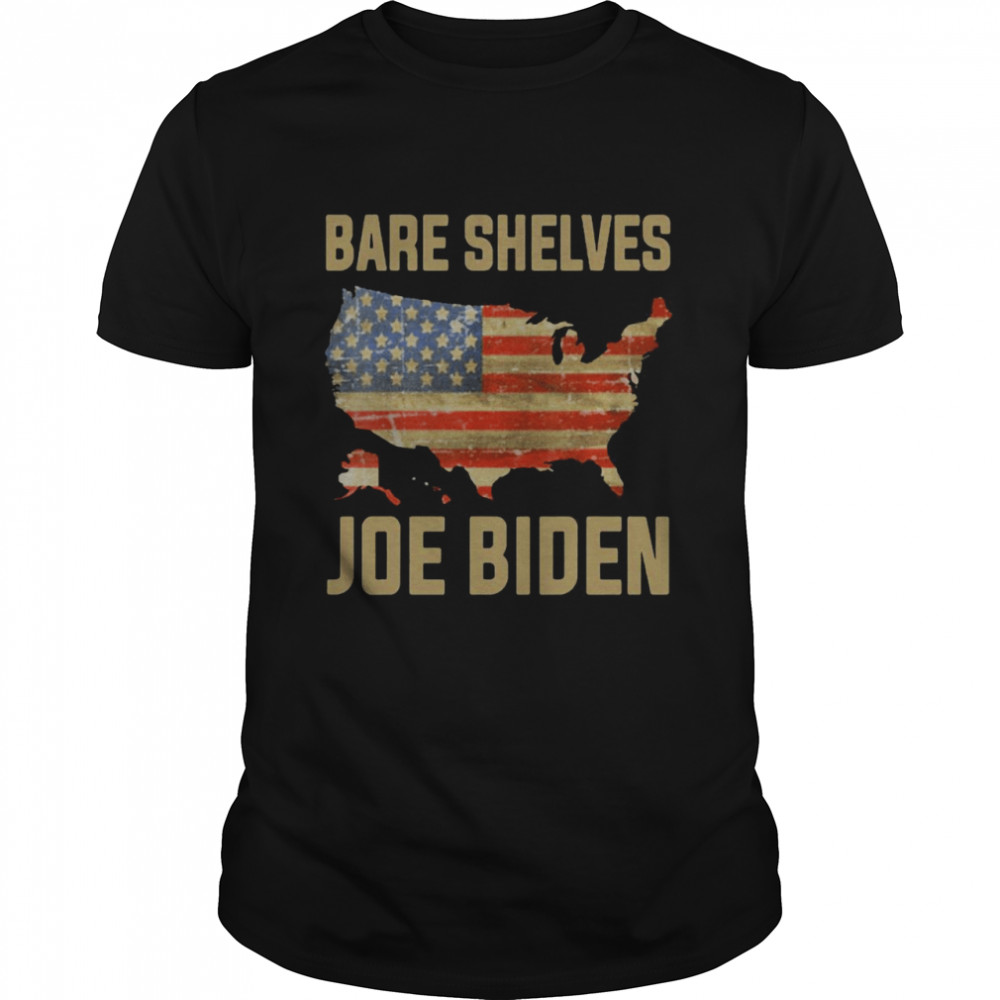 Bare Shelves Biden Funny Meme T-shirt