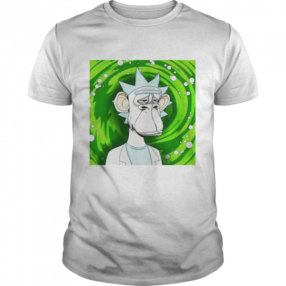 Bored Ape Rick and Morty shirt