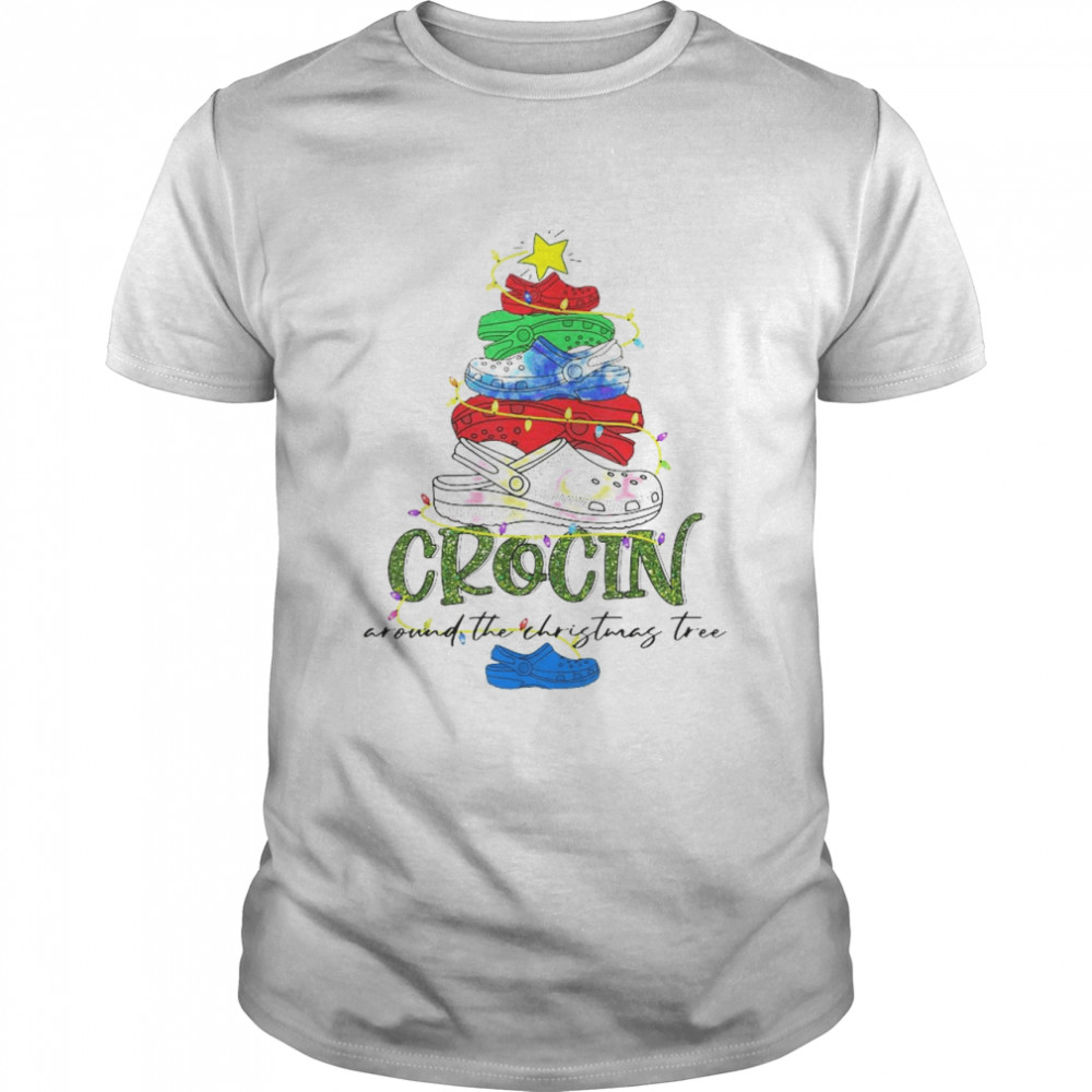 Crocin Around The Christmas Tree Xmas Christmas Pajama shirt