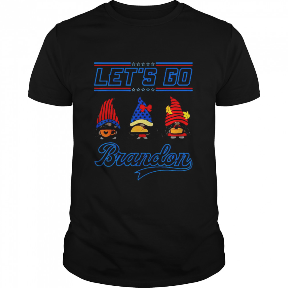 Gnomes Let’s Go Brandon Thanksgiving US Flag 2021 Shirt