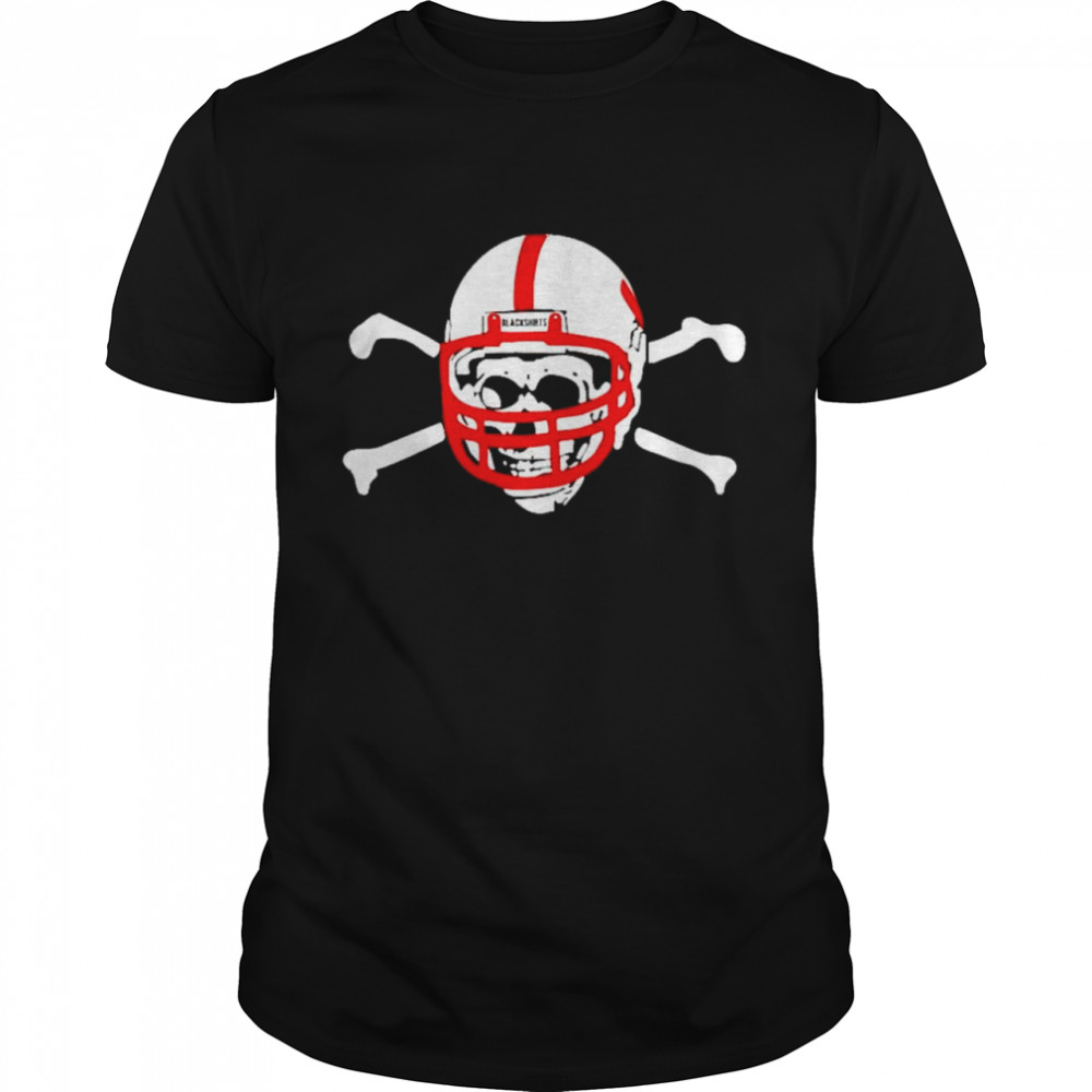 JoJo Domann Skull Nebraska Cornhuskers shirt