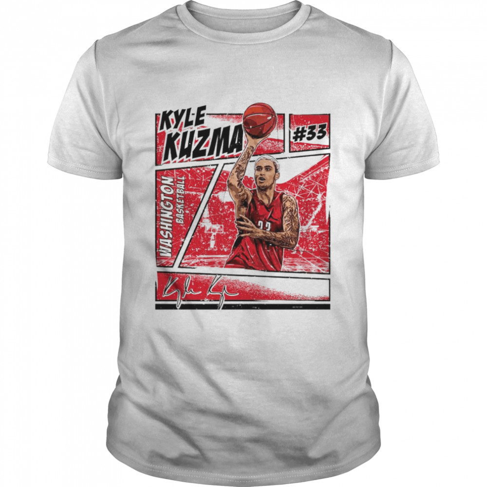 Kyle Kuzma Comic Washington Basketball shirt